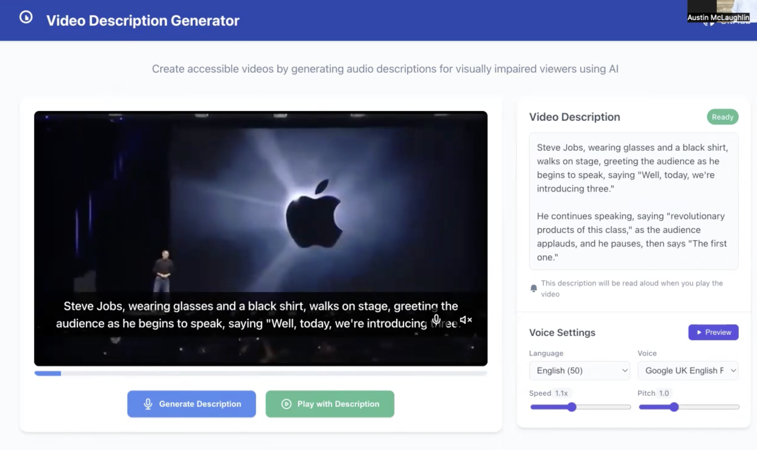 Llama 4 Hackathon project screenshot